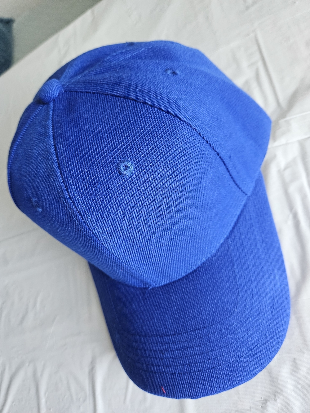 Classic Solid Blue Baseball Cap - Unbranded